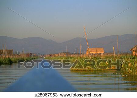 lake, boat, inle, through, moves, water View Large Photo Image Stock Image - lake, boat, inle, through, moves, water. Fotosearch