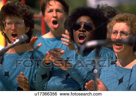 lake, party, festival, choir, people, music View Large Photo Image Stock Photograph - lake, party, festival, choir, people, music. Fotosearch