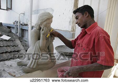 making, person, sculptor, india, angel, people View Large Photo Image Stock Image - making, person, sculptor, india, angel, people. Fotosearch
