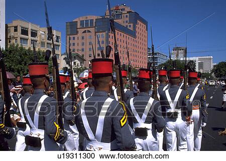 Stock Image - manila, parade, males, men, military, party. Fotosearch