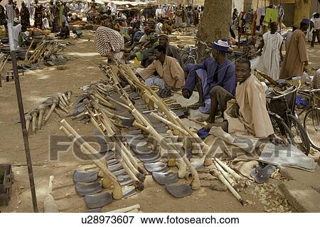 Stock Photo - market, person, street, mali, 3103, people. Fotosearch
