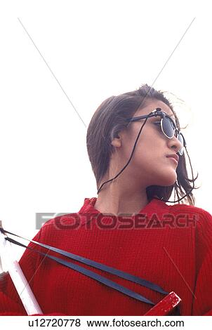 Stock Photo - mexican, virgen, dancer, girl, hispanic. Fotosearch