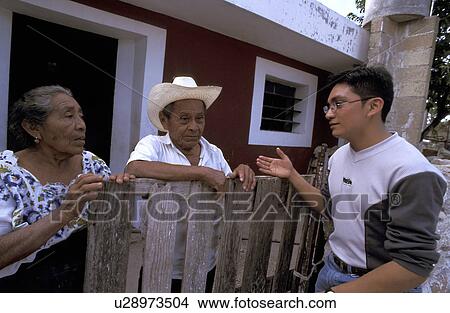 Picture - mexico, house, 5555, children, person, people. Fotosearch