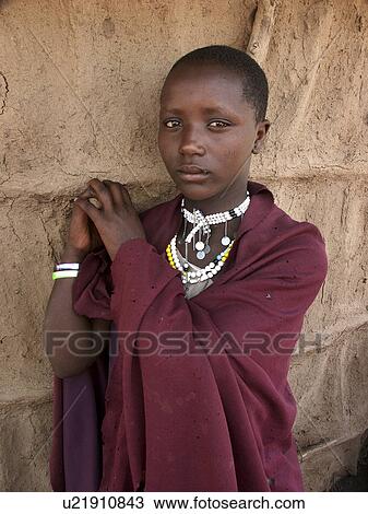 moita, girl, masai, tanzania, person, people View Large Photo Image Stock Image - moita, girl, masai, tanzania, person, people. Fotosearch