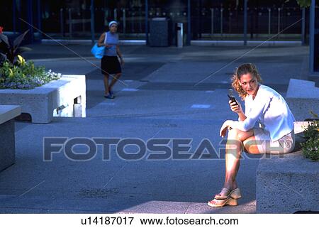 montreal, female, phone, cell, talking, woman View Large Photo Image Stock Photo - montreal, female, phone, cell, talking, woman. Fotosearch