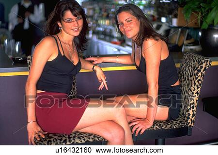 montreal, two, smiling, waitresses, goodlooking, women View Large Photo Image Stock Image - montreal, two, smiling, waitresses, goodlooking, women. Fotosearch
