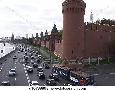 Stock Photo - moscow, person, kremlin, russia, 7872, people. Fotosearch