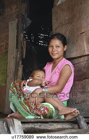 Stock Photo - mother, child, thailand, kid, person, people. Fotosearch