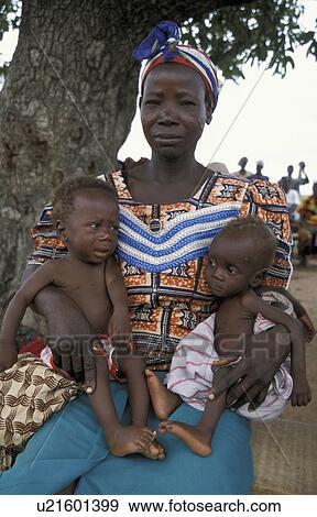 Stock Photo - mother, person, ghana, 7222, children, people. Fotosearch