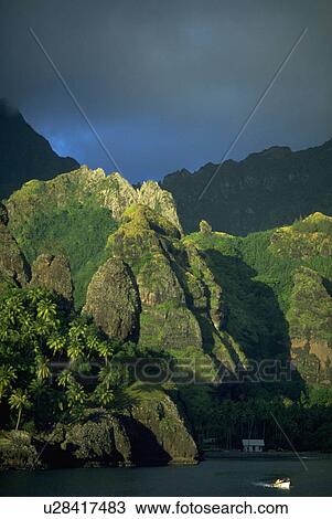 motorboat, marquesas, ocean, pacific, island, nature View Large Photo Image Stock Image - motorboat, marquesas, ocean, pacific, island, nature. Fotosearch
