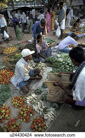 mulbaghal, person, market, village, india, people View Large Photo Image Picture - mulbaghal, person, market, village, india, people. Fotosearch