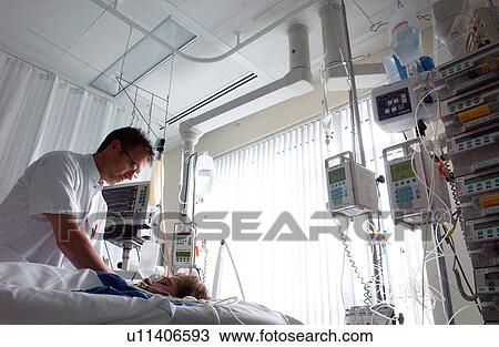 nurse, hospital, sick, patient, medical, dotter View Large Photo Image Stock Image - nurse, hospital, sick, patient, medical, dotter. Fotosearch