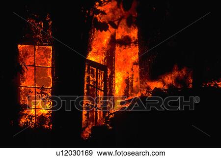 oakland, house, burning, home, fire, family View Large Photo Image Stock Photo - oakland, house, burning, home, fire, family. Fotosearch