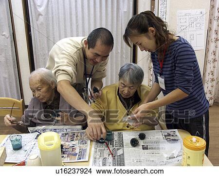 old, person, japan, home, art, people View Large Photo Image Picture - old, person, japan, home, art, people. Fotosearch