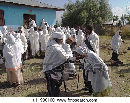 Stock Image - orthodox, person, zeyit, debre, ethiopia, people. Fotosearch