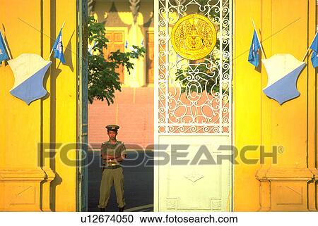 Stock Image - palace, prince, royal, cambodia, sihanouk, people. Fotosearch