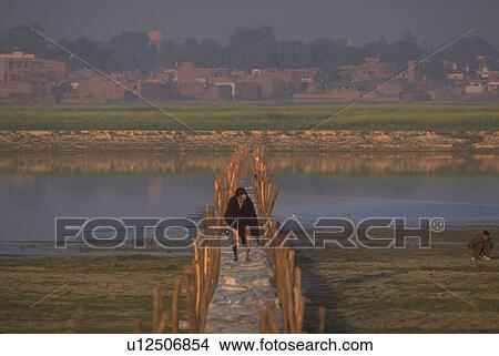 Picture - peasant, wooden, primitive, male, hindu. Fotosearch