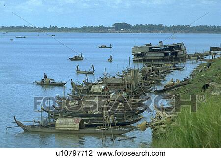 penh, cambodia, phnom, river, mekong, water View Large Photo Image Stock Image - penh, cambodia, phnom, river, mekong, water. Fotosearch