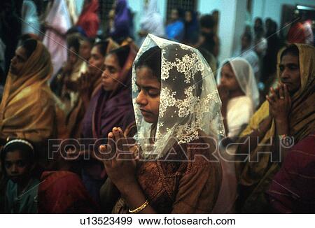 Stock Photo - people, shawl, prayer, person, love. Fotosearch