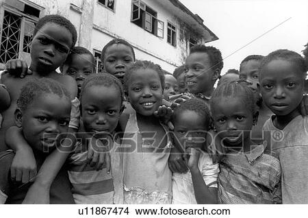 Picture - person, black, 554, children, people. Fotosearch