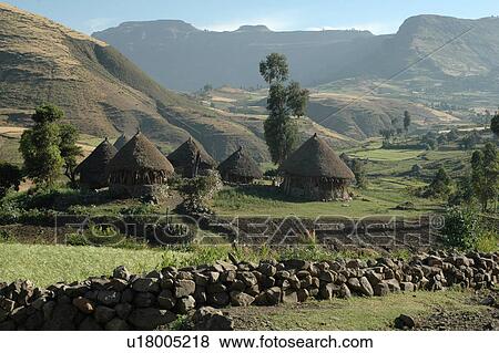 Stock Photo - person, lalibela, landscapes, ethiopia, people. Fotosearch