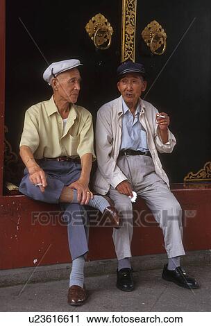 Stock Image - person, old, japan, 4374, people. Fotosearch