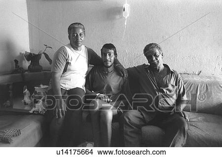 Picture - person, white, black, 080, people. Fotosearch