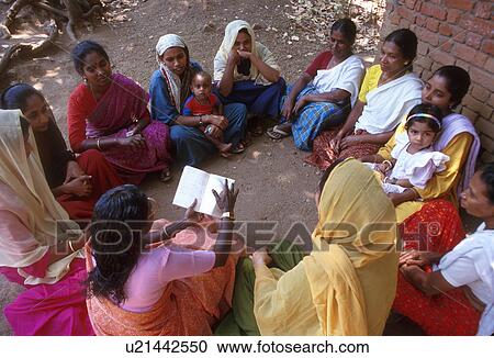 Stock Image - primary, person, leaders, mother, india, people. Fotosearch