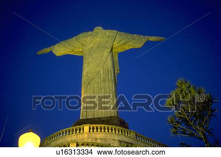 redeemer, salvation, dusk, corcovado, christ View Large Photo Image Picture - redeemer, salvation, dusk, corcovado, christ. Fotosearch