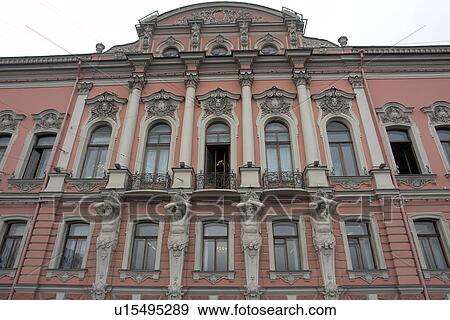 Stock Photo - russia, people, person, pattern, house, frame. Fotosearch