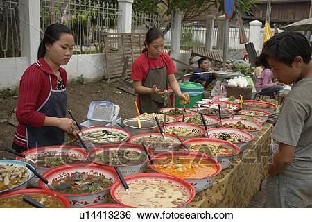 sale, people, readytoeat, laos, person, food View Large Photo Image Stock Photograph - sale, people, readytoeat, laos, person, food. Fotosearch