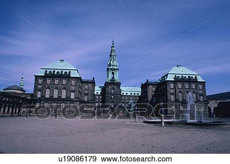 Stock Photo - scandanavian, parliament, denmark, copenhagen, building, architecture. Fotosearch