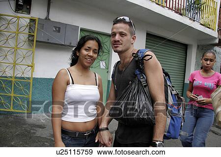 scene, couple, street, venezuela, person, people View Large Photo Image Stock Photo - scene, couple, street, venezuela, person, people. Fotosearch