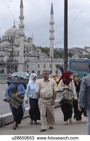 Stock Image - scene, people, street, turkey, person, background. Fotosearch