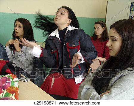 Stock Image - school, child, person, nature, pattern, people. Fotosearch