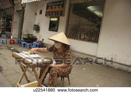 Stock Image - selling, people, female, vietnam, person, woman. Fotosearch