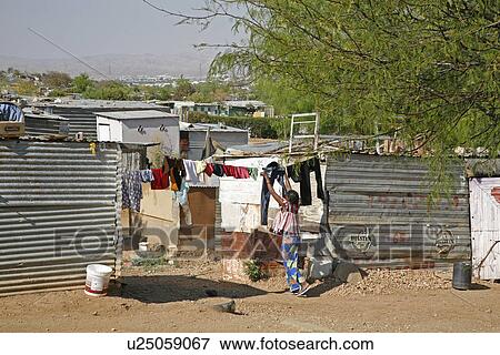 settlements, person, squatter, shantytown, namibia, people View Large Photo Image Stock Photo - settlements, person, squatter, shantytown, namibia, people. Fotosearch