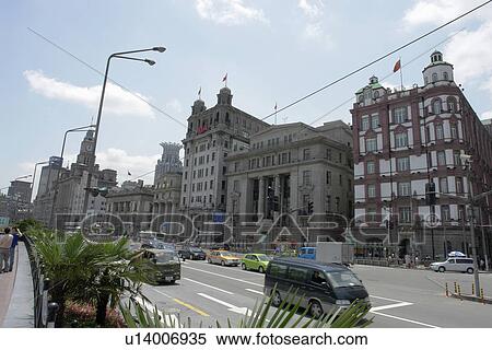 Stock Photography - shanghai, person, bund, china, art, people. Fotosearch