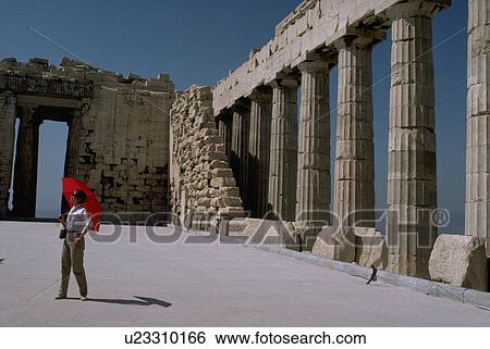 Stock Photograph - siege, parthenon, withstood, greece, athens, columns. Fotosearch