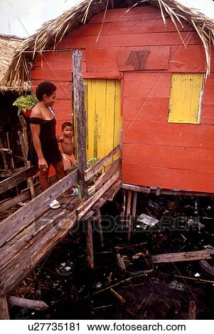 Stock Image - slum, child, poverty, 3505, person, people. Fotosearch