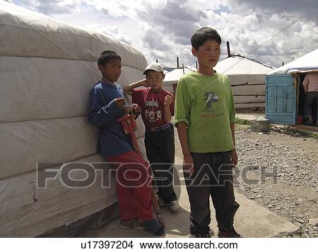 standing, person, boys, mongolia, children, people View Large Photo Image Picture - standing, person, boys, mongolia, children, people. Fotosearch