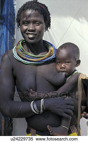 Stock Photography - sudan, people, south, person, child, woman. Fotosearch