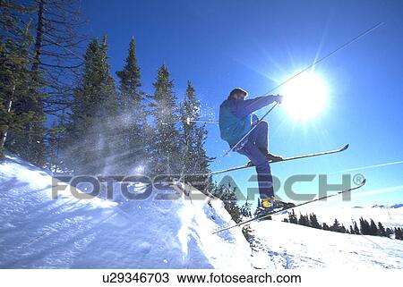 sun, lake, skiing, male, winter View Large Photo Image Stock Image - sun, lake, skiing, male, winter. Fotosearch