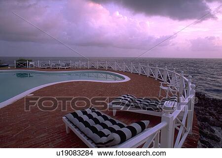 Picture - swimming, hotel, calm, jamaica, resort. Fotosearch