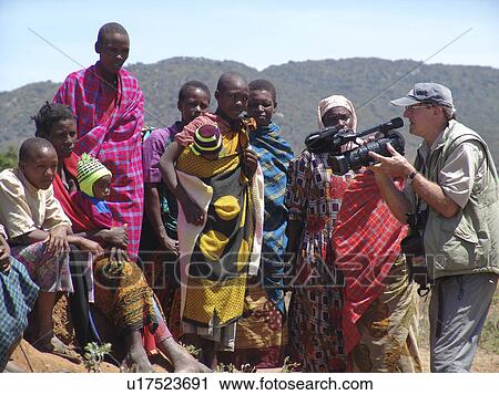 Stock Image - technology, male, tanzania, person, people. Fotosearch