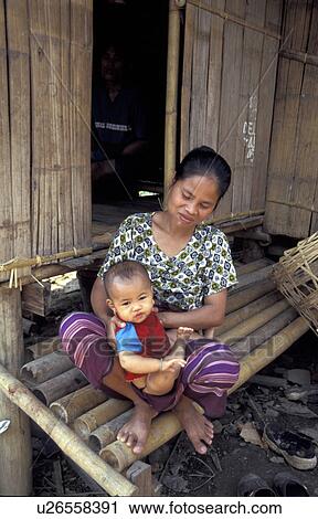 Stock Image - thailand, child, mother, 9481, person, people. Fotosearch