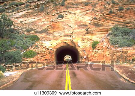 through, road, leads, mountain, tunnel, fitness View Large Photo Image Stock Photo - through, road, leads, mountain, tunnel, fitness. Fotosearch