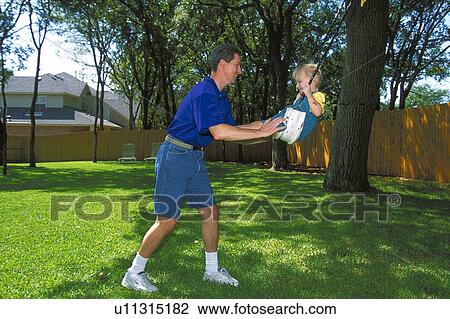 Stock Image - time, child, family, father, kid, daughter. Fotosearch