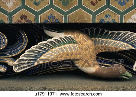 toshogu, art, goose, flying, detail, chinese View Large Photo Image Stock Image - toshogu, art, goose, flying, detail, chinese. Fotosearch