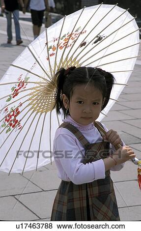 umbrella, girl, china, 7157, person, people View Large Photo Image Stock Photo - umbrella, girl, china, 7157, person, people. Fotosearch